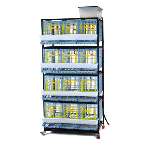 Tavuk Kafesi - 3 gözlü / 4 Katlı