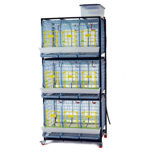 Tavuk Damızlık Kafesi - 3 Katlı